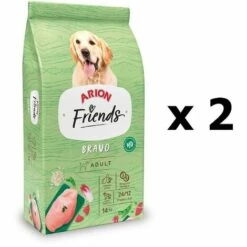 Arion Freunde Bravo Essen FÙr Erwachsene Hunde Mit HÙhnchen, 28 Kg (Sparpackung 2 X 14 Kg)