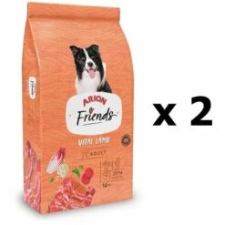 Arion Friends Vital Lamb Essen FÙr Erwachsene Hunde Mit Lamm, 28 Kg (Sparpackung 2 X 14 Kg)