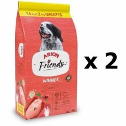 Arion Friends -Gewinner Essen FÙr Hunde Mit Hoher Aktivit_t, 32 Kg (Sparpackung 2 X 16 Kg)