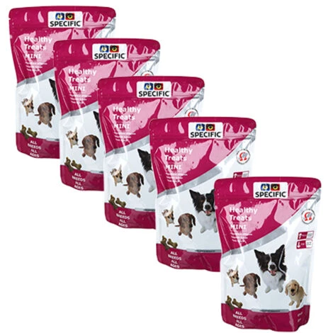 SPECIFIC Spezifische Snacks FÙr Hunde Kleine Rennen Gesunde Leckereien Mini, Pack 6 Beutel X 300 G 1 SPECIFIC Spezifische Snacks FÙr Hunde Kleine Rennen Gesunde Leckereien Mini, Pack 6 Beutel X 300 G