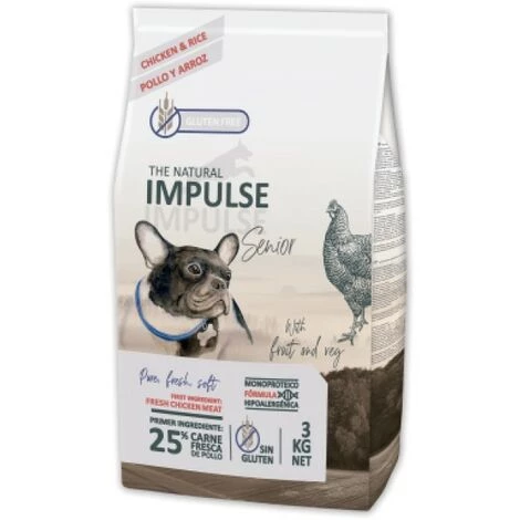 THE NATURAL IMPULSE NatÙrlicher Impulshund Senior, 3 Kg 1 THE NATURAL IMPULSE NatÙrlicher Impulshund Senior, 3 Kg