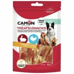 Camon Snack Kaninchen- Und HÙhnerohren 80 G 14 StÙcke