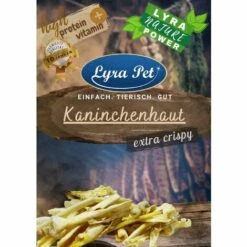 1 Kg Lyra Pet® Kaninchenhaut Extra Crispy