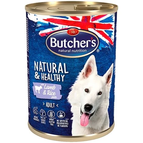 BUTCHER'S PET CARE NATURAL & HEALTHY LAMM, REIS ADULT 390 G (5011792005628) 2 BUTCHER'S PET CARE NATURAL & HEALTHY LAMM, REIS ADULT 390 G (5011792005628) – Bild 2