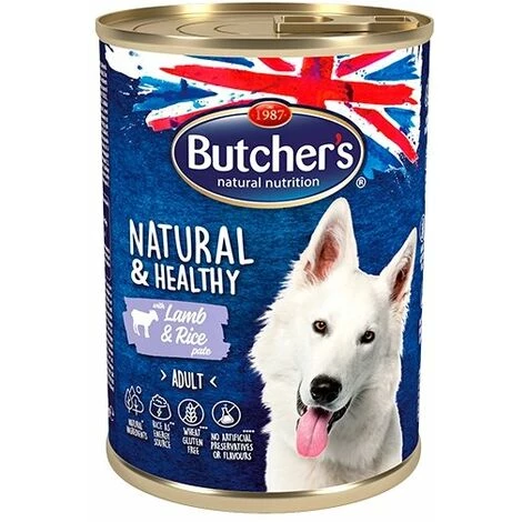 BUTCHER'S PET CARE NATURAL & HEALTHY LAMM, REIS ADULT 390 G (5011792005628) 3 BUTCHER'S PET CARE NATURAL & HEALTHY LAMM, REIS ADULT 390 G (5011792005628) – Bild 3