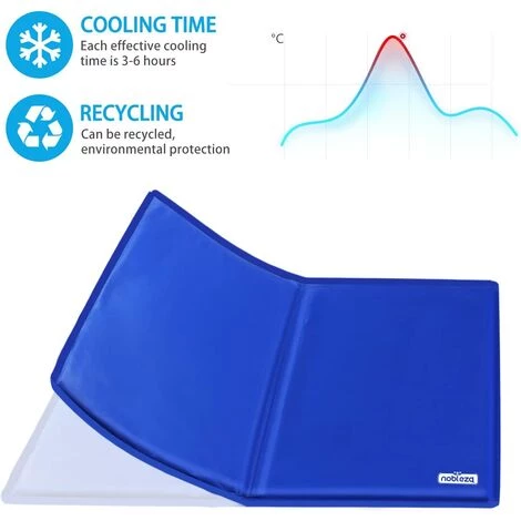 BENOBBY KIDS Alfombrilla Refrescante Para Mascotas Grandes. Auto-K��hlmittel No T��xico. Ideal F��r Perros, Gatos Und Verano. 50*40cm, Farbe Azul, S 3 BENOBBY KIDS Alfombrilla Refrescante Para Mascotas Grandes. Auto-K��hlmittel No T��xico. Ideal F��r Perros, Gatos Und Verano. 50*40cm, Farbe Azul, S – Bild 3