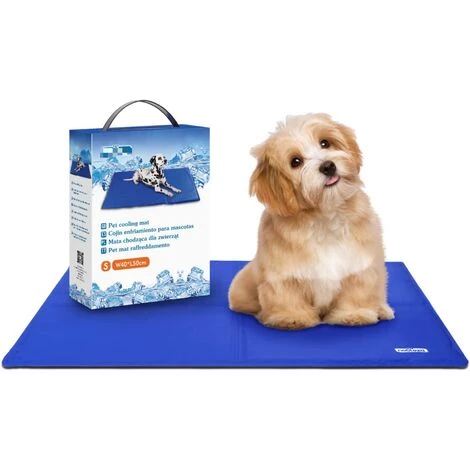 BENOBBY KIDS Alfombrilla Refrescante Para Mascotas Grandes. Auto-K��hlmittel No T��xico. Ideal F��r Perros, Gatos Und Verano. 50*40cm, Farbe Azul, S 5 BENOBBY KIDS Alfombrilla Refrescante Para Mascotas Grandes. Auto-K��hlmittel No T��xico. Ideal F��r Perros, Gatos Und Verano. 50*40cm, Farbe Azul, S – Bild 5