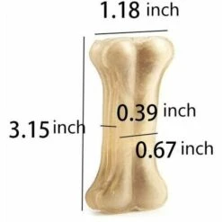 DECKON Pet Dogs Bone Natural Bone Chew Acht Darm Gef��llte Hundeknochen Aus Rohhaut Leckere Kausnacks F��r Kleine Hunde/gro?e Hunde (4 St��ck/3 Zoll) -Hundefutter Onlineshop 66987517 5