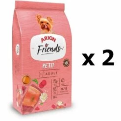 Arion Friends Petit Essen FÙr Kleine Rassenhunde Mit Lachs, 18 Kg (Sparpackung 2 X 9 Kg)