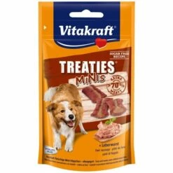 Vitakraft Hundesnack Treaties Minis Leberwurst - 8 X 48g